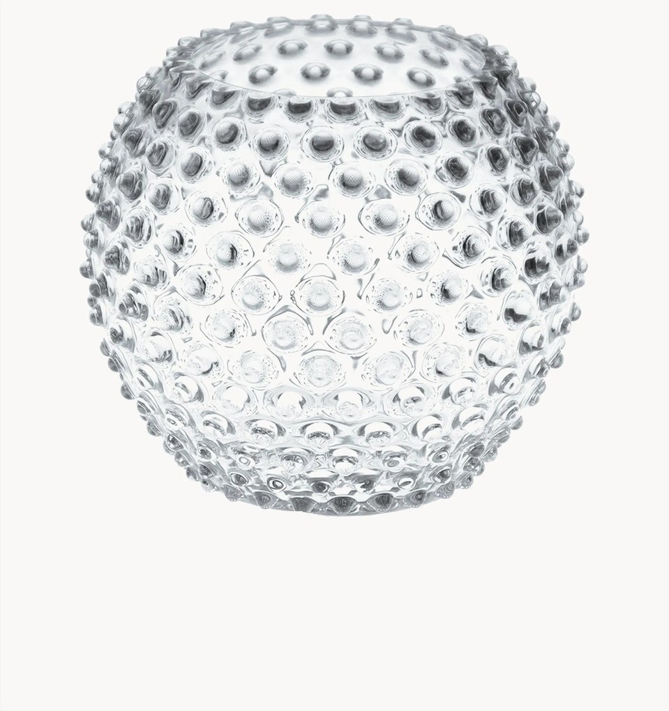 Handgemaakte vaas Hobnail Globe met reliëf