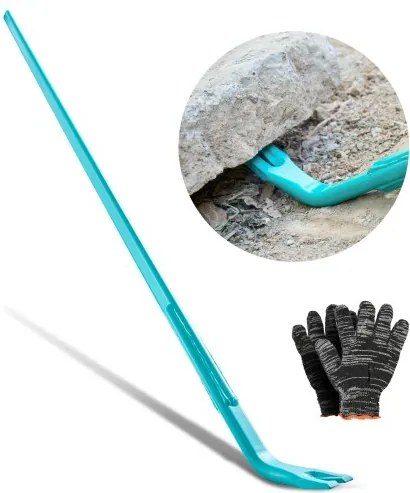 VEVOR koevoet, ca. 907 kg draagvermogen, 1422,4 mm totale lengte, staal, spijkertrekker voor sloopwerkzaamheden, beton en breken, ideaal voor gebruik in de bouw en industrie, met optimale hefboomwerking