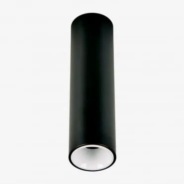 Led-opbouwplafondlamp Rond Ø4 Cm Voor Buiten In Aluminium Luisiana Zwart – Wit & Warm Wit 3000k & 3 W & 19º - Sklum