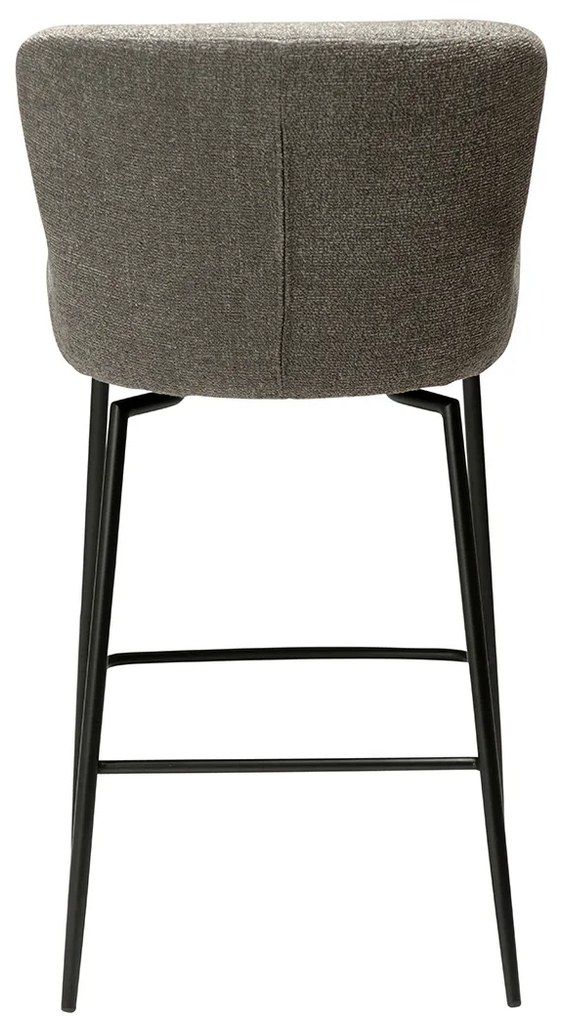 Dan-Form Glory Swivel Draaibare Barstoel Grijsbruin Boucle