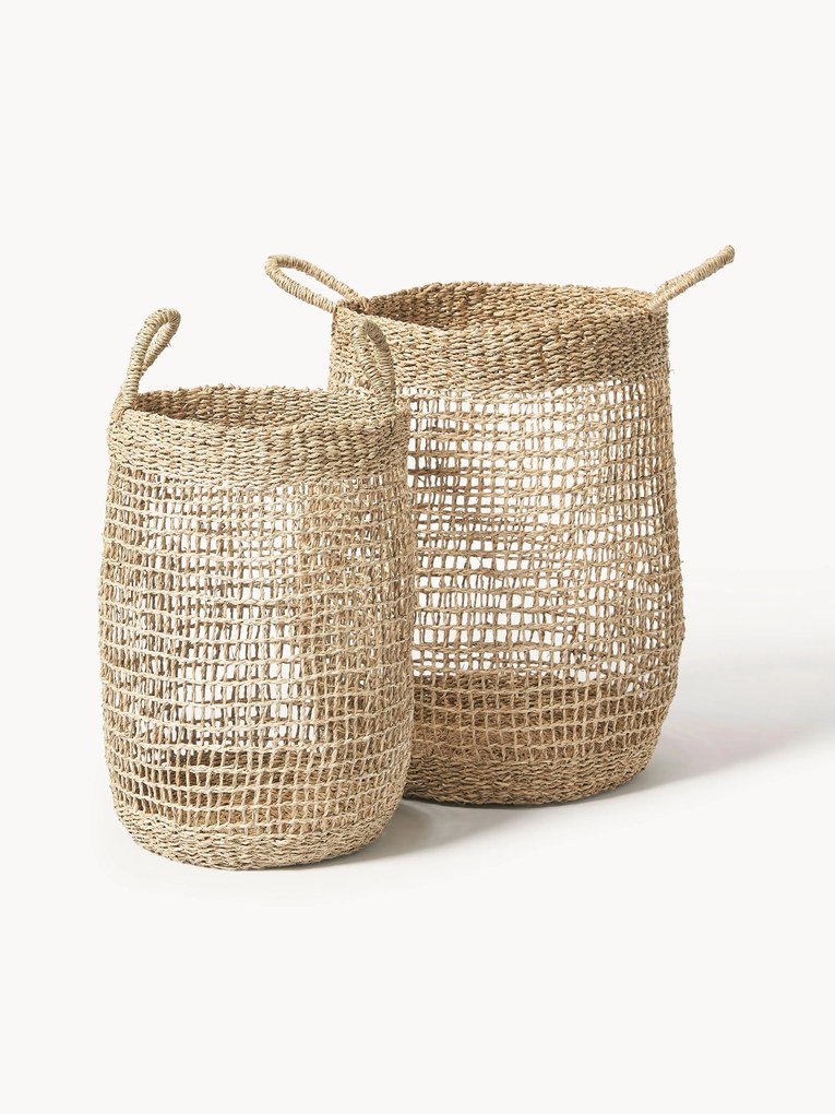 Opbergmanden Ian van zeegras, 2-delig