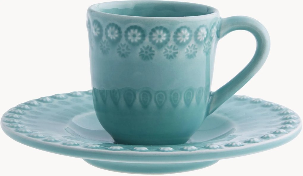 Koffiekopjes met schoteltjes Fantasy, 4-delig