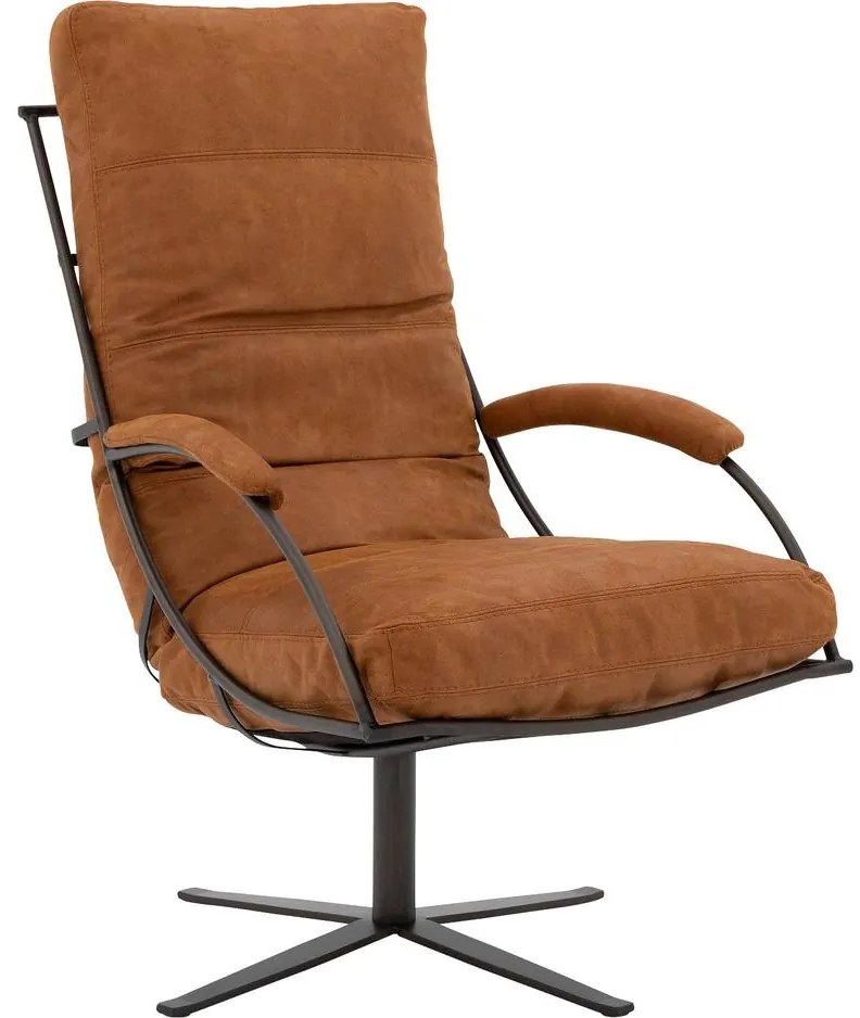 Goossens Excellent Draaifauteuil Job, Fauteuil met arm