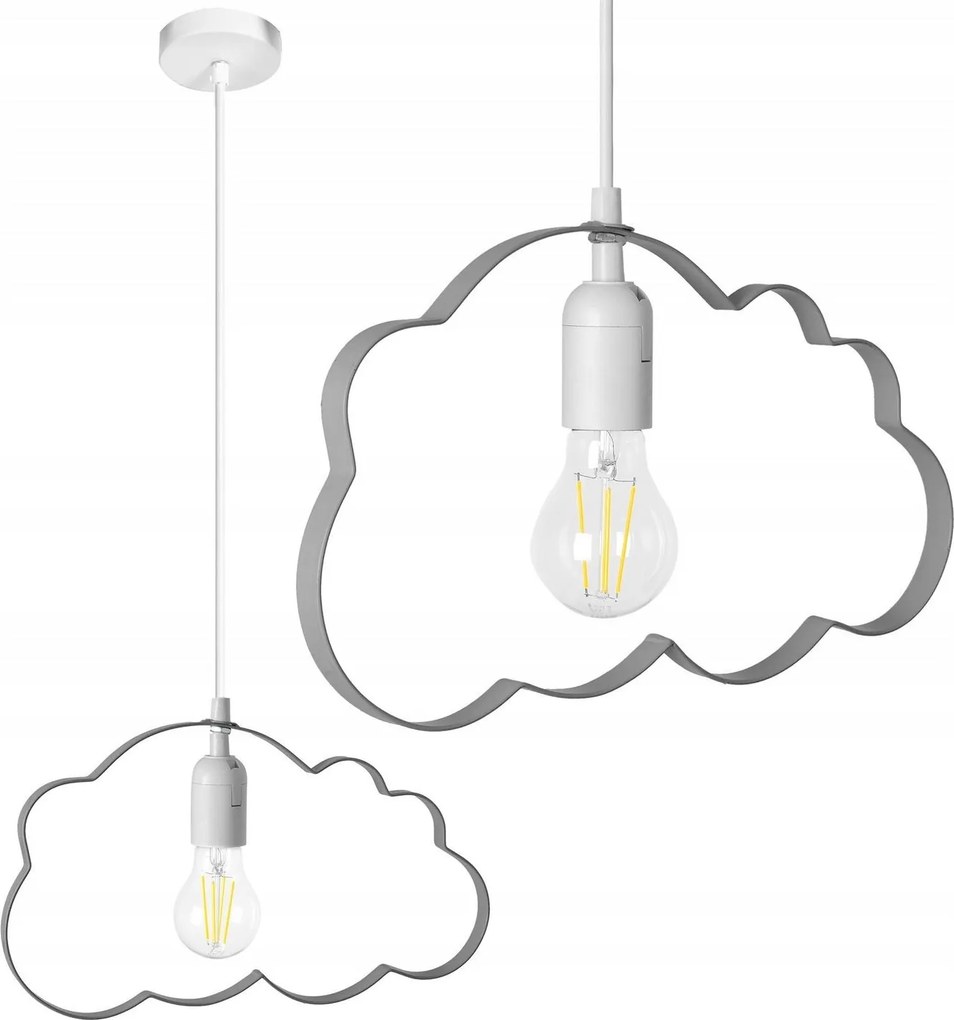 LAMP HANGT EEN GRIJZE WOLK