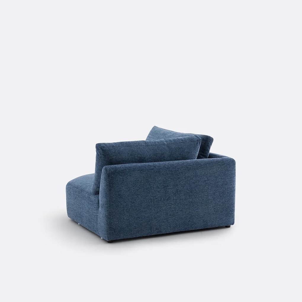 Omkeerbare hoekmodule, gemêleerde chenille, Monica