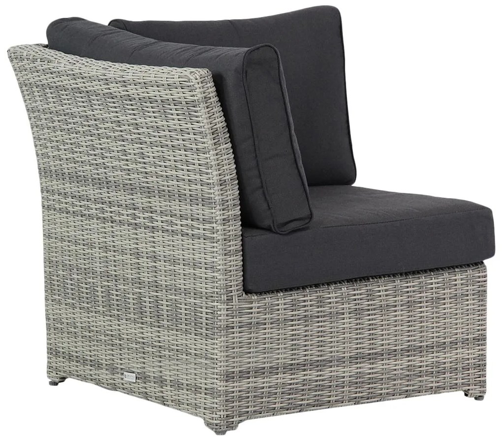 Hoek loungeset 5 personen Wicker Grijs  Garden Collections Giardino/Riviera