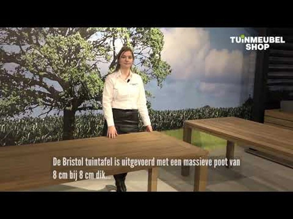 Dining Tuintafel rechthoekig 180 x 90 cm Old teak greywash Bristol