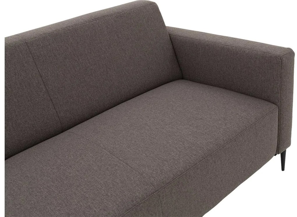 Goossens Key West grijs, stof, 2,5-zits, modern design