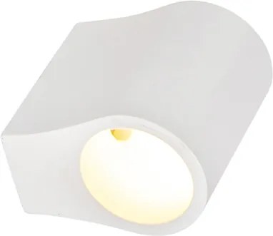 Moderne wandlamp wit met lichteffect - Tubo