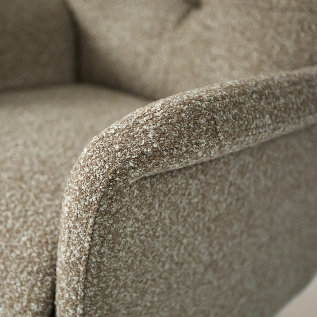 Relaxfauteuil Elektrisch Taupe Stof