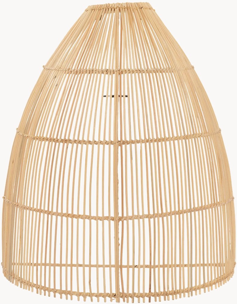 Handgeweven rotan wandlamp Lalo