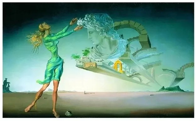 mirage Kunstdruk, Salvador Dalí, (100 x 50 cm)