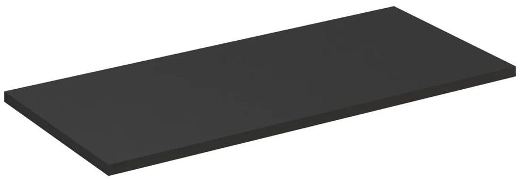 Comad Talia Casella wastafel toppaneel 120cm zwart eiken
