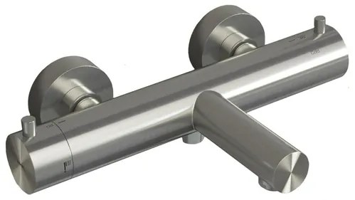 Hotbath Archie Thermostatische badmengkraan met uitloop RVS 316 AR122IX