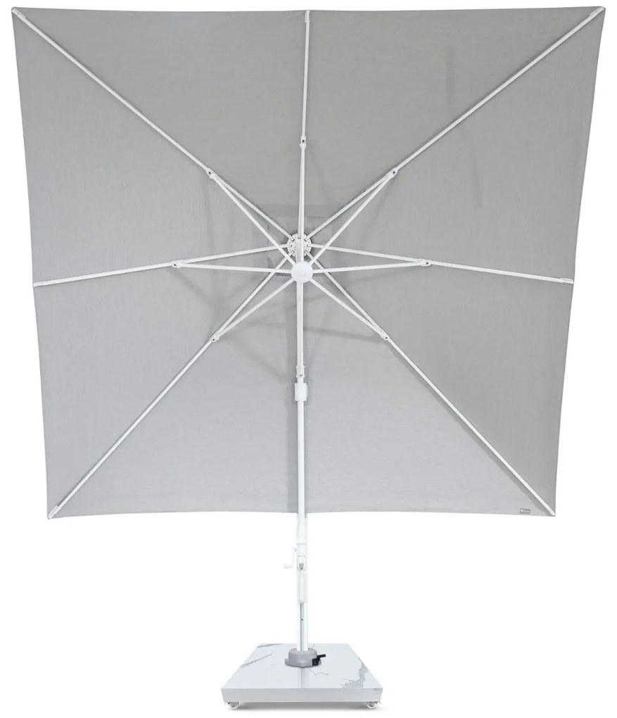 Zweefparasol  3.5m S2 Excellent (excl. voet) Transparant Camello Luna