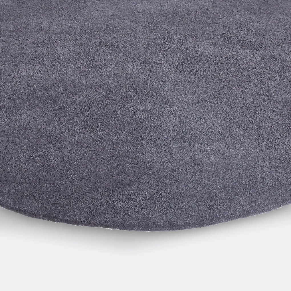 Rond vloerkleed in getuft kant Renzo, groot model