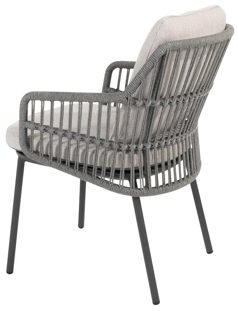 Taste by 4 Seasons Alicante tuinstoel Tuinstoel   lichtgrijs weerbestendig