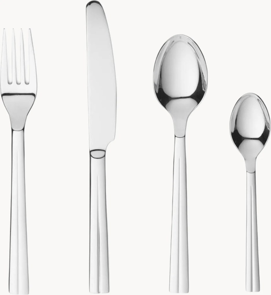 Bestekset Essentials van edelstaal, 4 personen, 16-delig