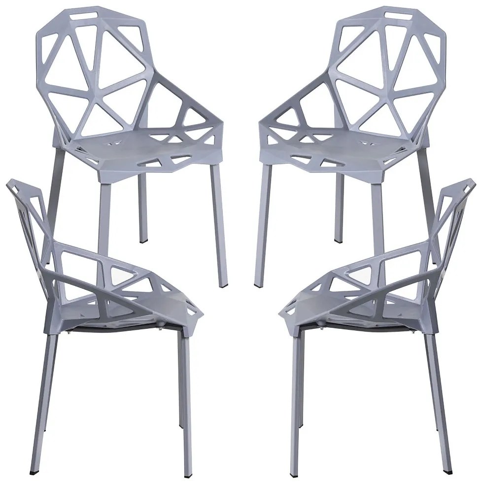Pakket 4 Omega Stoelen