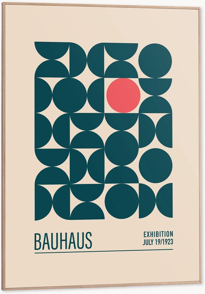 Ingelijste digitale print Bauhaus