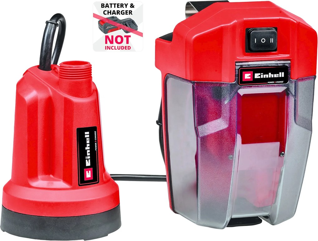 Einhell GE-SP 18 LL Li Solo Accu Dompelpomp - Zuigt tot 1mm