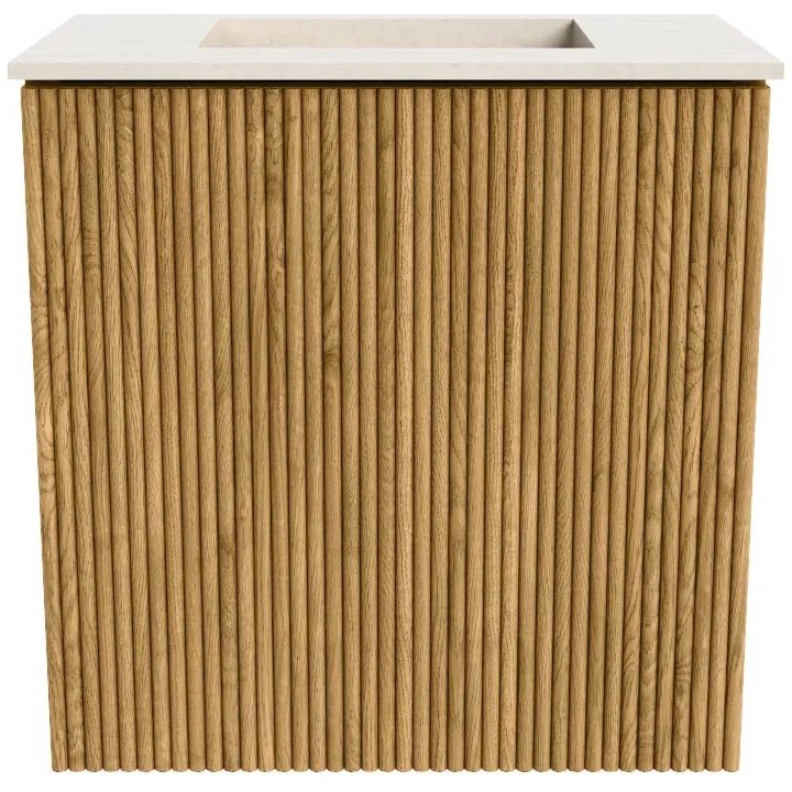 Mondiaz Joya DLux 40cm toiletmeubel oak met wastafel faye midden zonder kraangat meli