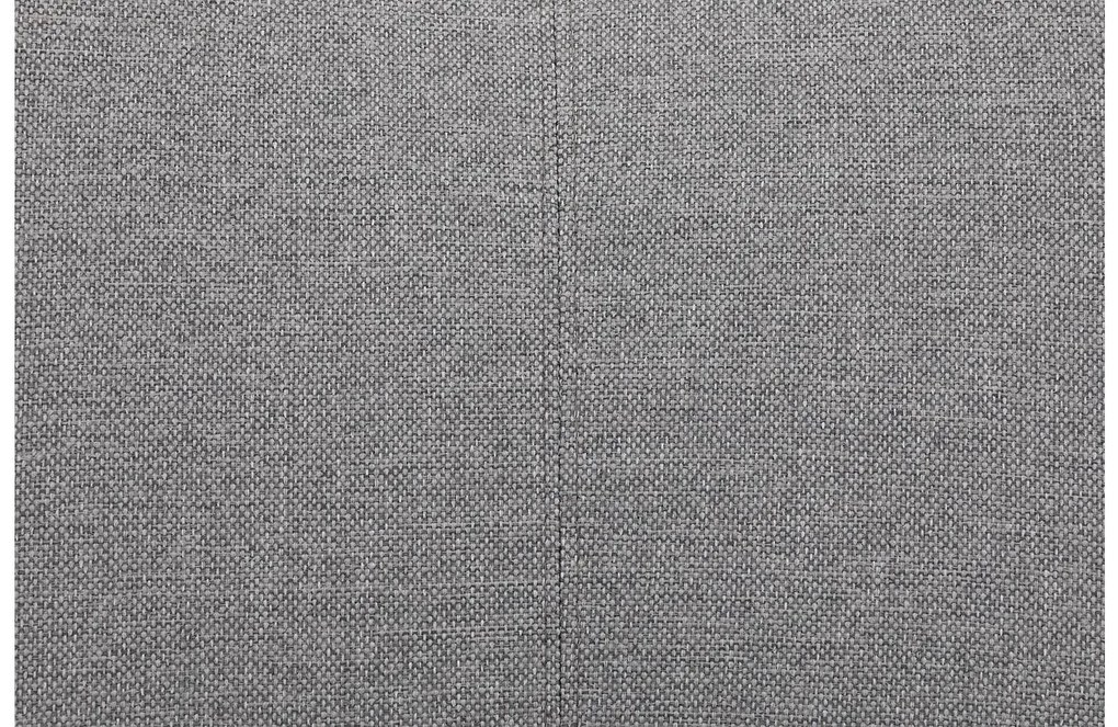 Goossens Eetkamerstoel Funk Zwarte Poten grijs stof met armleuning en Zwart skater wiel met zwarte kapmet wielen, modern design