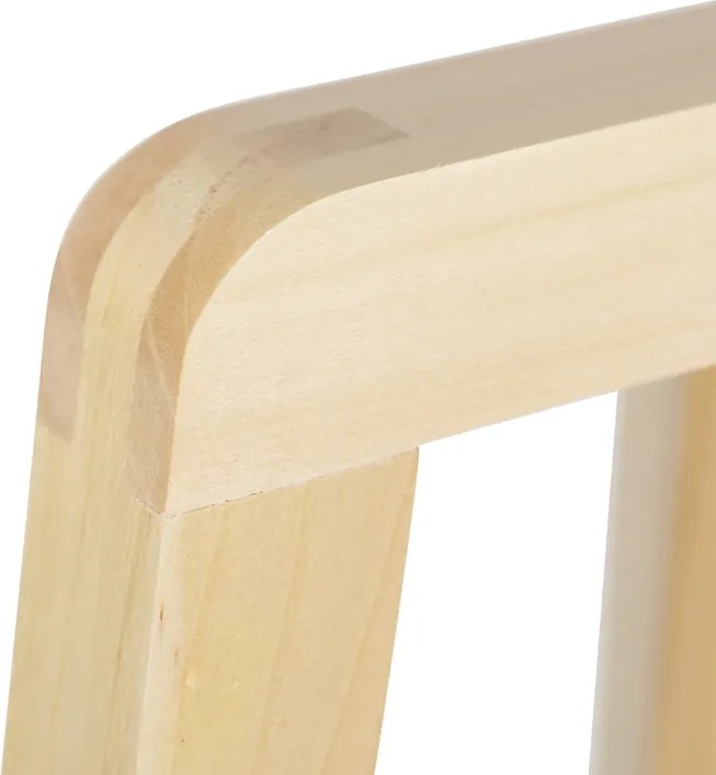 Vloerlamp tripod hout met kap 50 cm groen - Puros