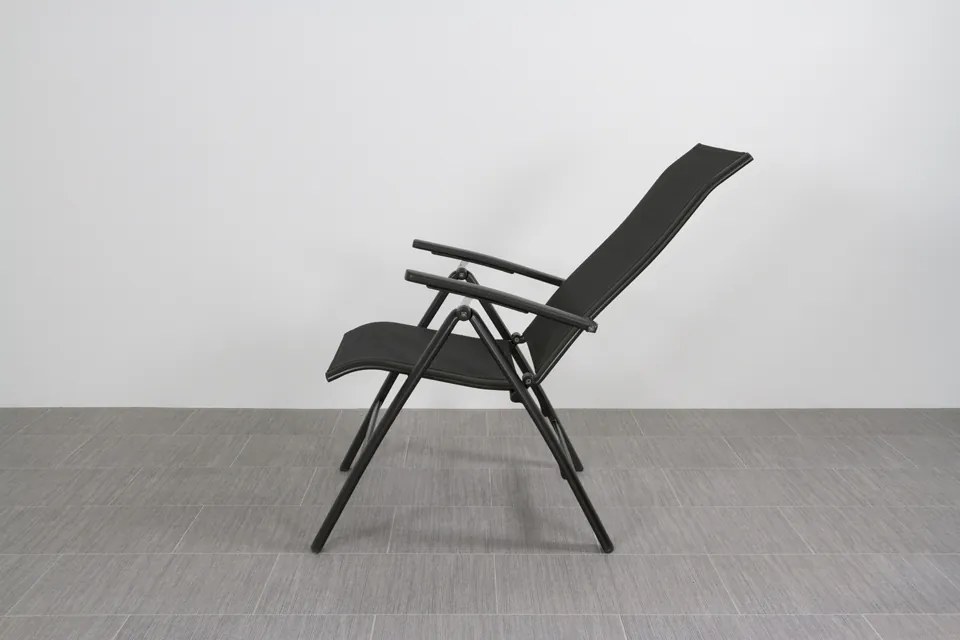 Kettler Legato/Edge verstelbare aluminium tuinset voor 6 personen 220x95 cm. - Antraciet