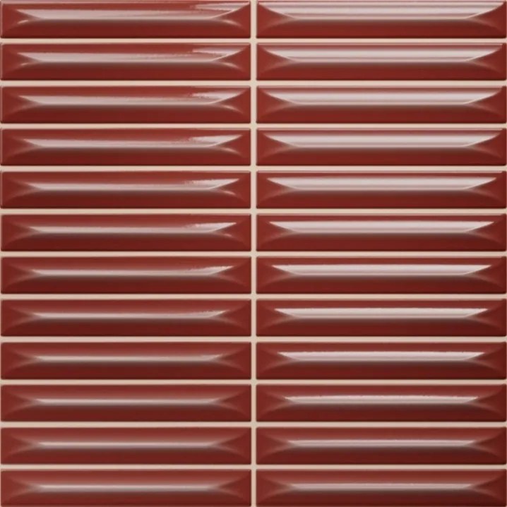 Navale Tinta Terra wandtegel kitkat 20x20cm rood