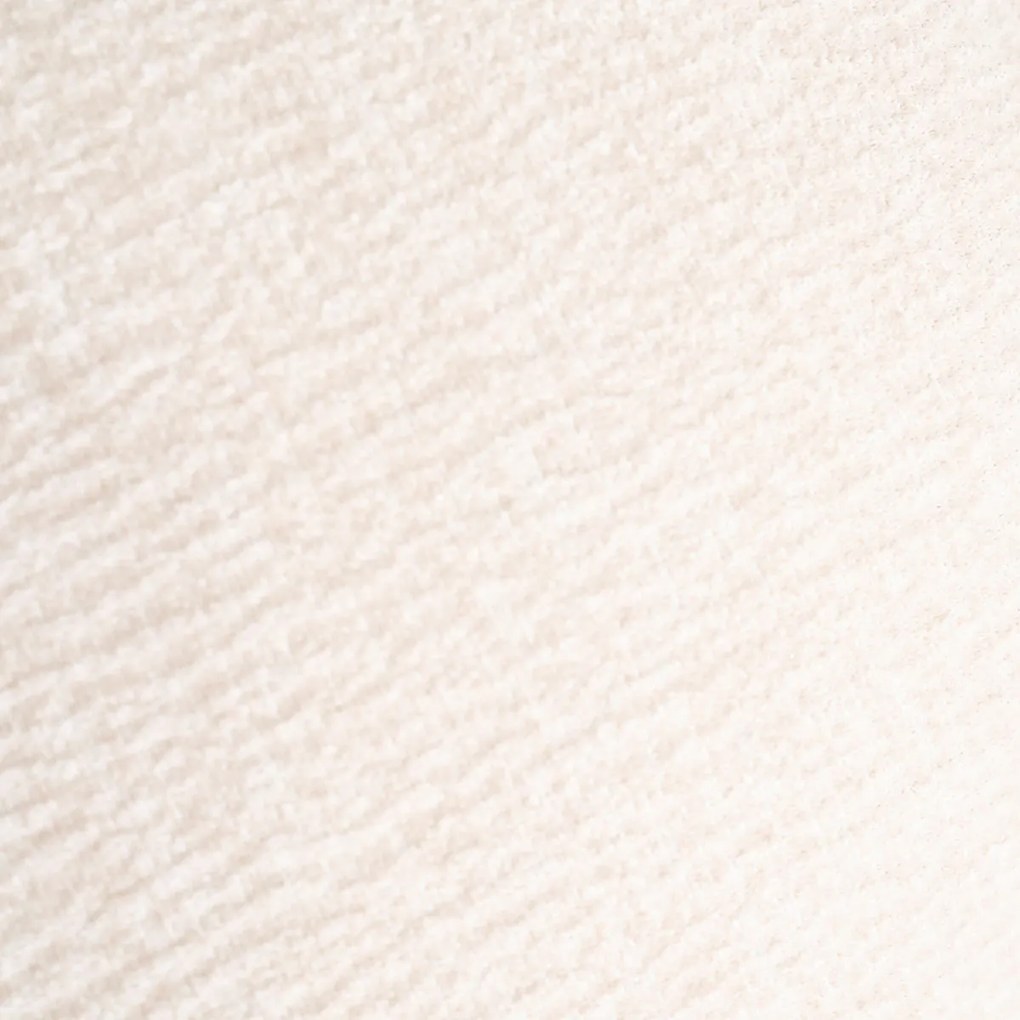 Zachte Fauteuil Beige Met Ronde Rug