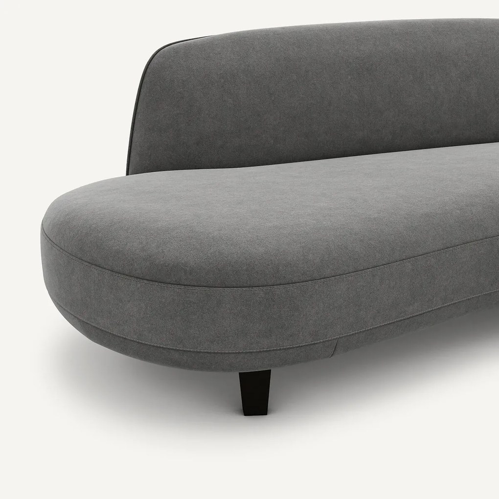 6-zits bank in stonewashed fluweel, Rosebury