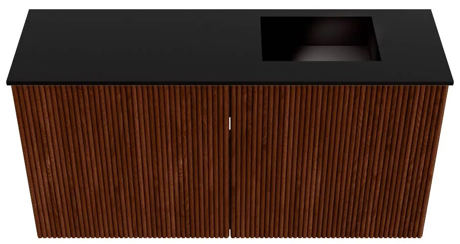 Mondiaz Joya 80cm toiletmeubel ruby met wastafel faye rechts 1 kraangat urban