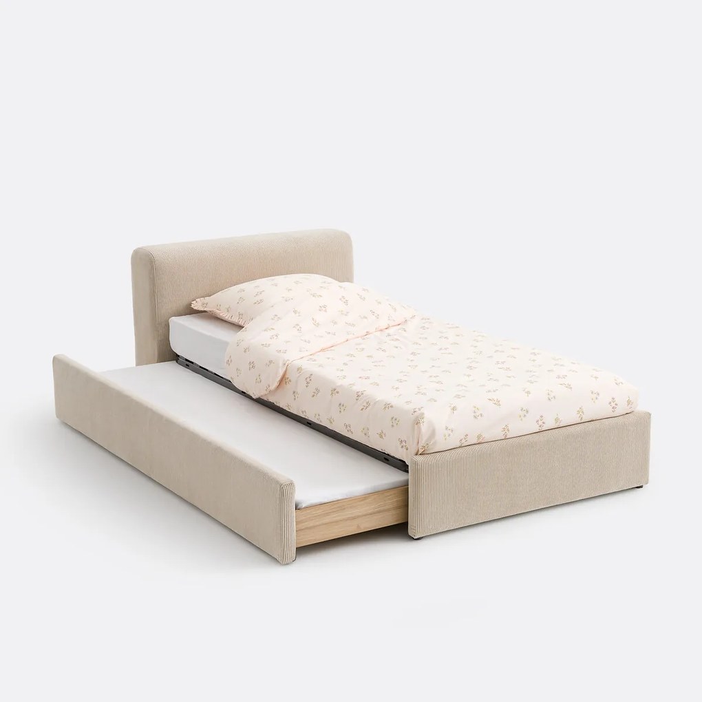Corduroy bed met lade Taglia