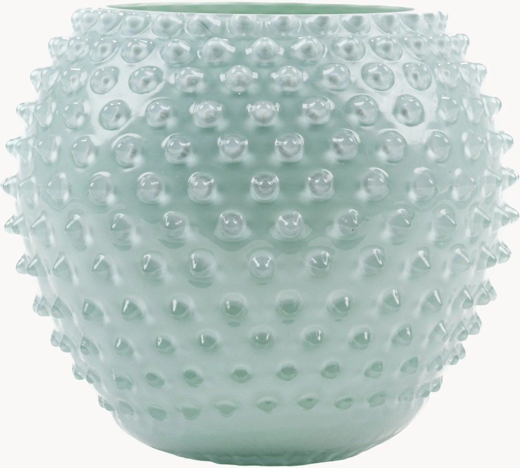 Mondgeblazen vaas Opaline Hobnail