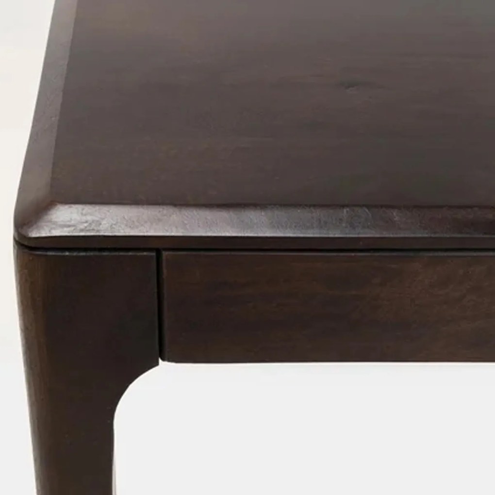 Retro Eettafel Donker Hout 175x90 Cm - 175 X 90cm.