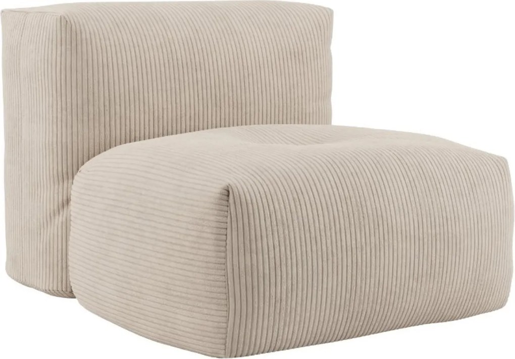 Soft Zitzak Indoor Seat - Corduroy Beige
