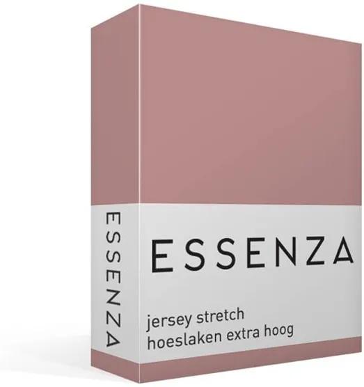 Premium Jersey - Hoeslaken - Extra Hoog - Eenpersoons - 90/100x200/220 cm - Dusty Rose