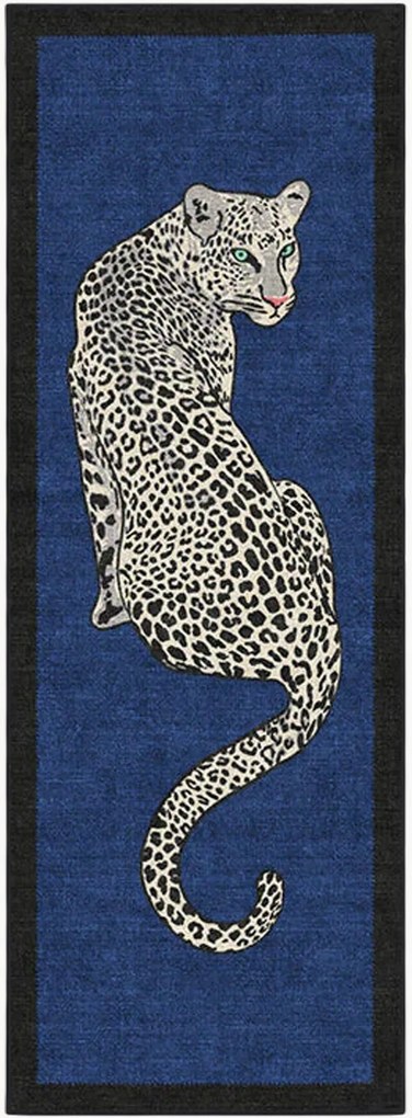 Wasbaar laagpolig loperkleed Sneeuwluipaard by Jonathan Adler