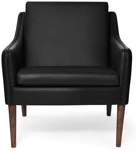 Warm Nordic Mr. Olsen lounge chair gerookt eiken Challenger Black