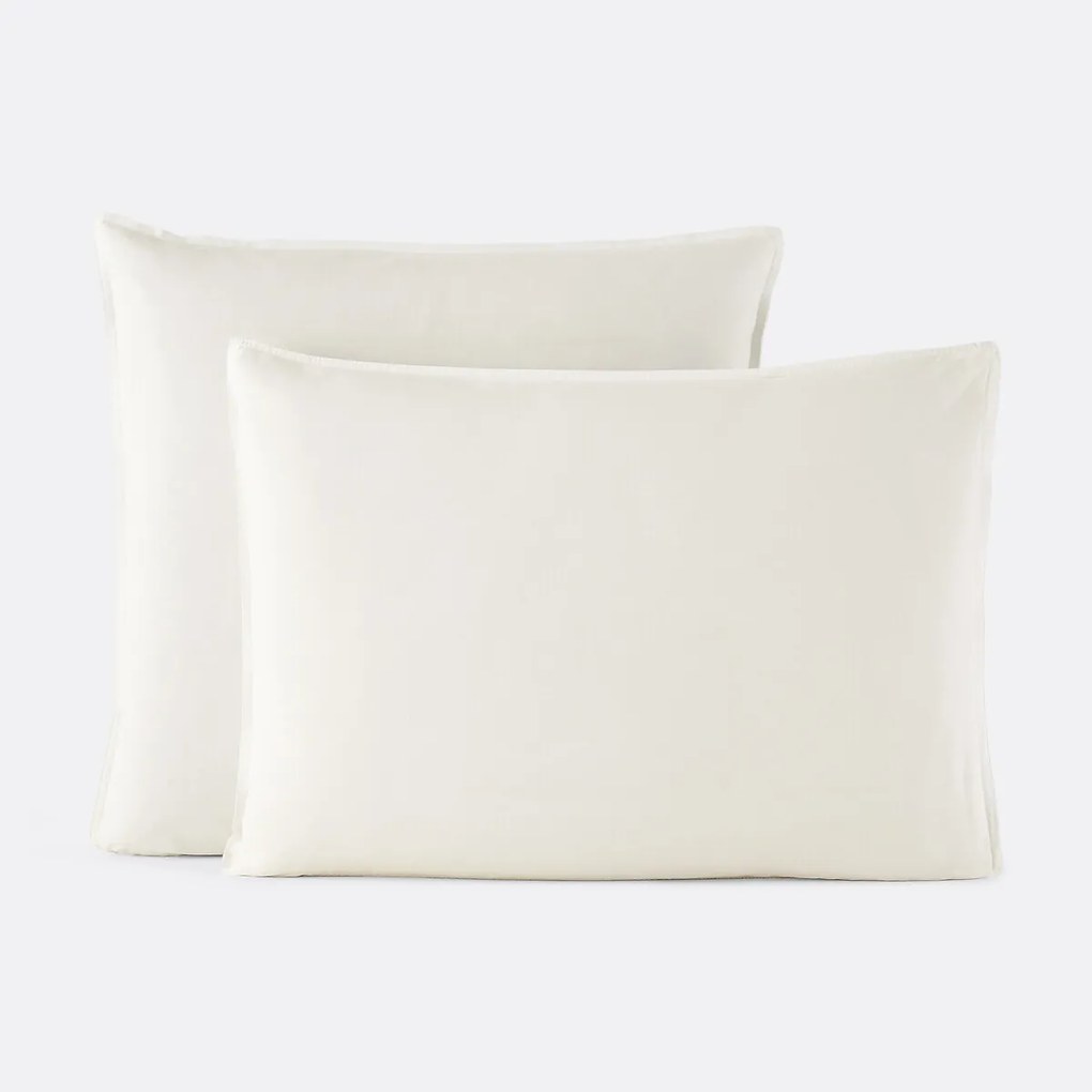 Effen kussensloop in gewassen katoen, Scenario