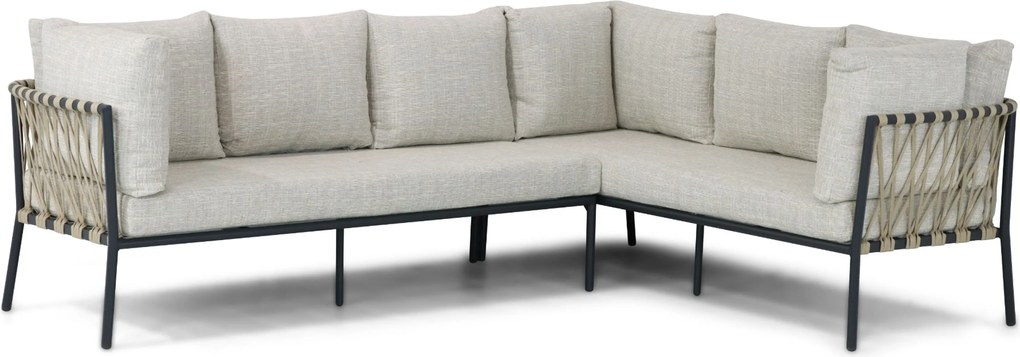 Dining Loungeset 7 personen Aluminium/rope Grijs  Lifestyle Garden Furniture Boretti