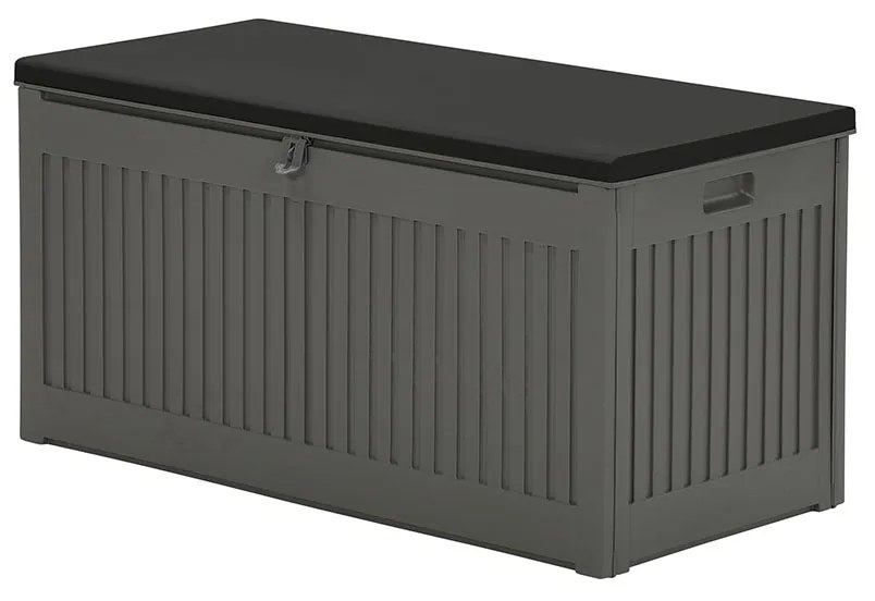 Garden Impressions Debas kussen opbergbox 270 liter - donker grijs