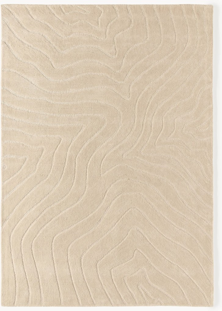 Handgetuft wollen vloerkleed Aaron