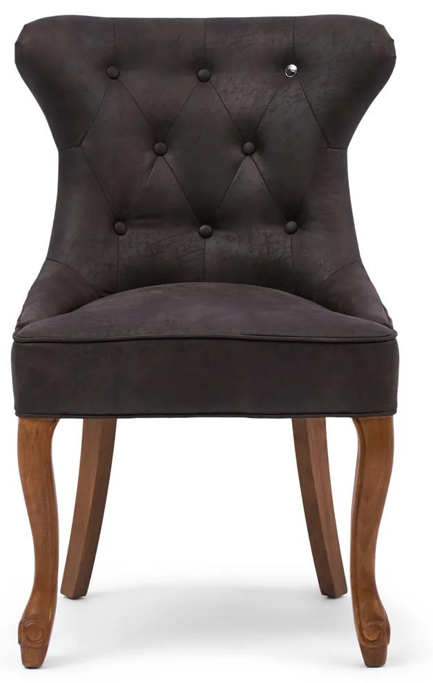 Rivièra Maison - George Dining Chair, pellini, espresso - Kleur: bruin