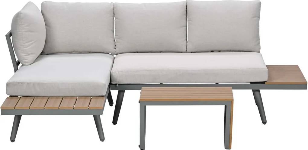 Garden Impressions Tibo loungeset 3-delig - stone green