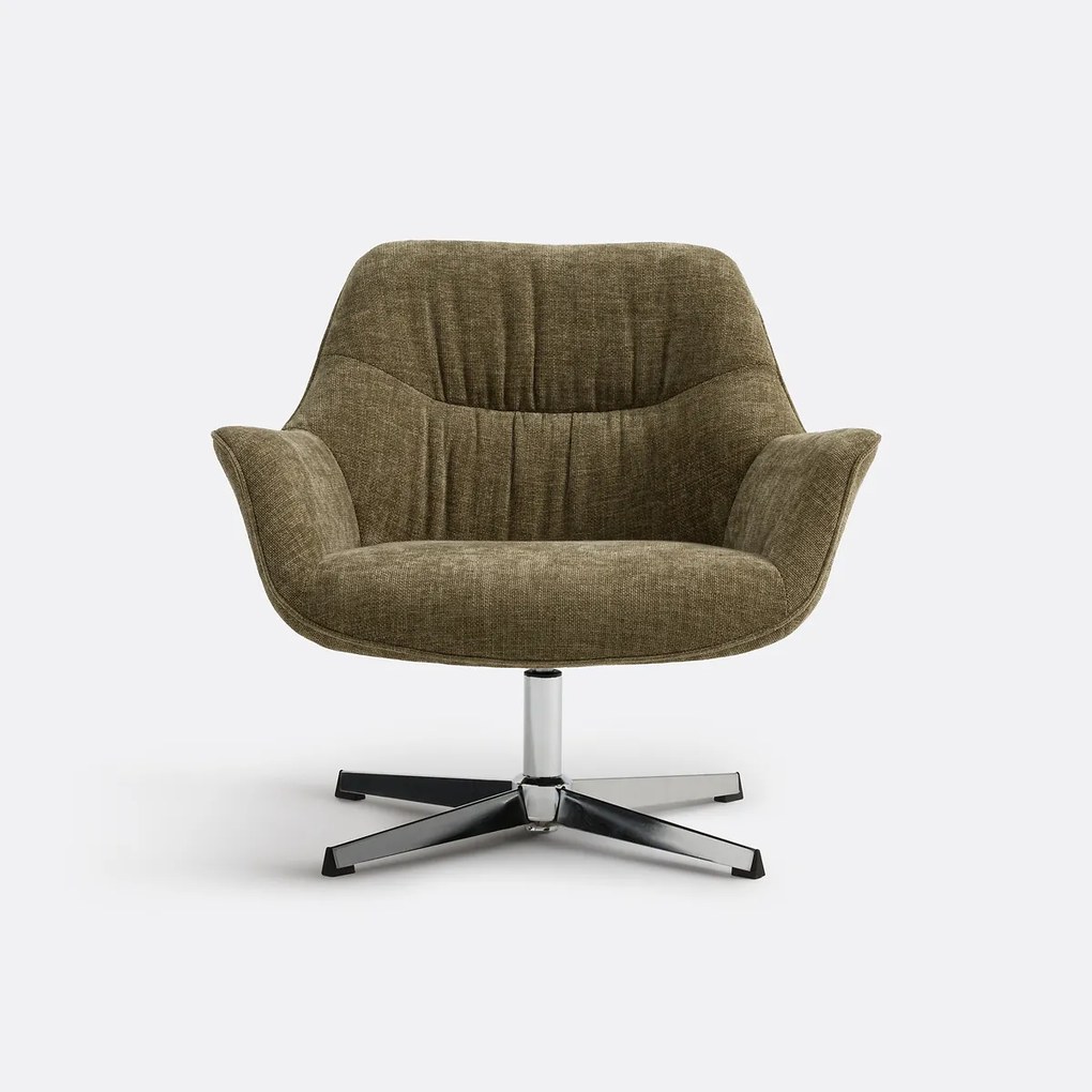 Draaifauteuil, gestructureerde stof, Hemmo
