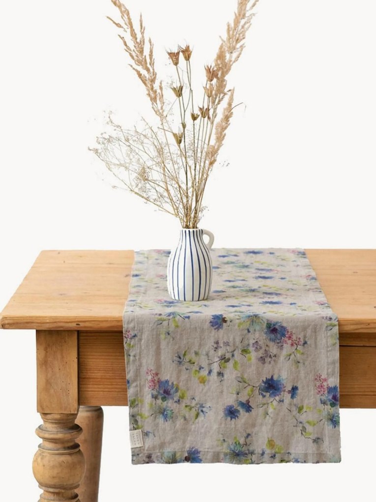 Linnen tafelloper Kaia