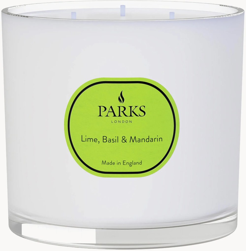 Handgemaakte 3-lonts geurkaars Vintage Aromatherapy (limoen, basilicum & mandarijn)