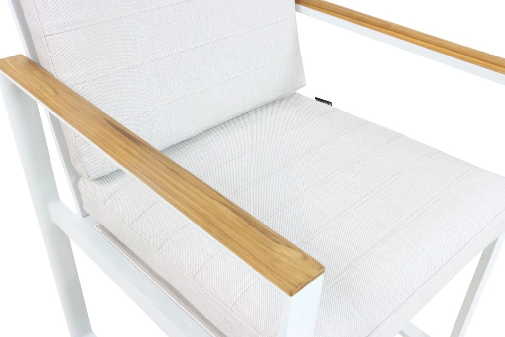 Tuinstoel Aluminium Wit Lifestyle Garden Furniture Faro